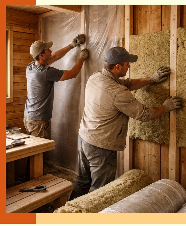 Утепление бани изнутри в Чите качественно и недорого