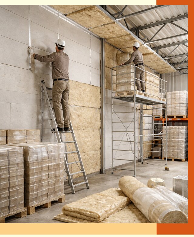 Утепление склада готовой продукции в Чите от 2018 руб./м2 — комплексно | ТепломастерЧта