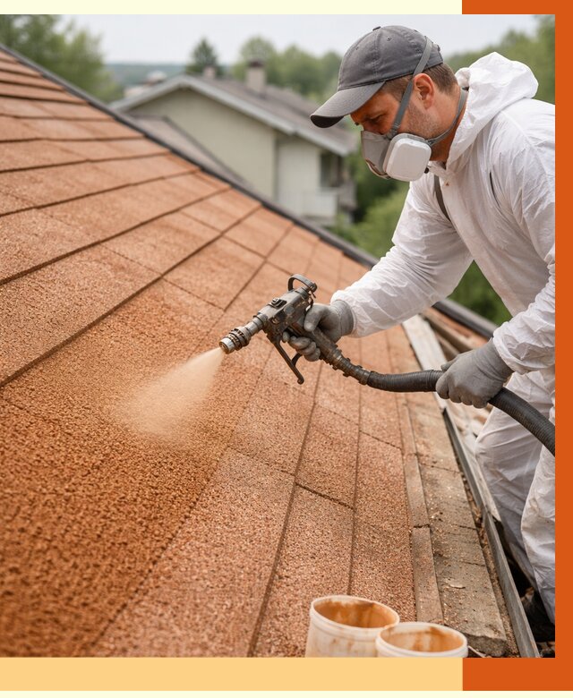 Утепление кровли жидкой пробкой в Чите от 2795 руб./м² под ключ | ТепломастерЧта